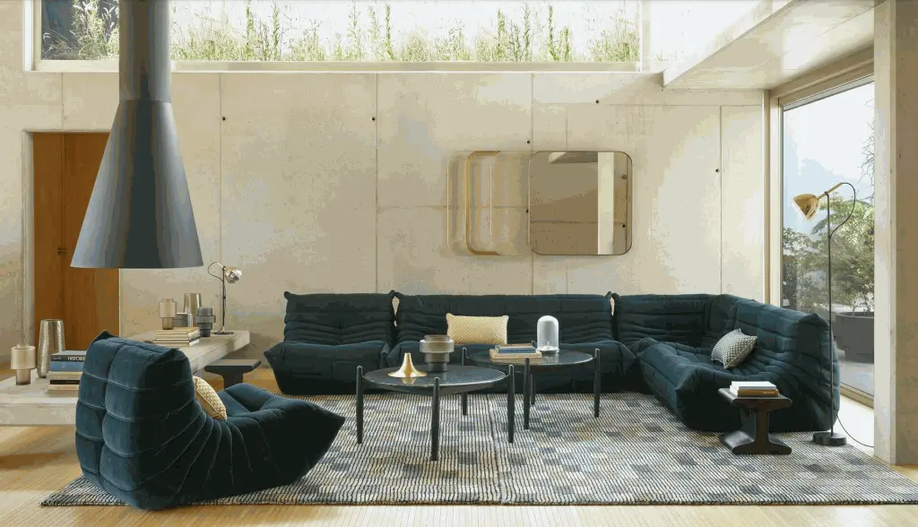 Togo sofa Ligne Roset Loncin zetel Leuven Hasselt Zoutleeuw Sint-truiden limburg brabant interieur 3.webp